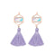 San Clemente | 18k Rose Gold | Boho Fringe Earrings
